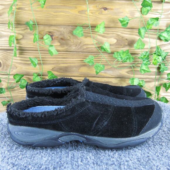 Easy Spirit Women's Eilena Clog Black Leather‎ Sz 8.5 Narrow Gently Used 2025 - Picture 3 of 6